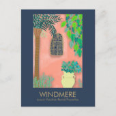 Luxe Real Estate Agent Realtor Property Manager Briefkaart (Voorkant)