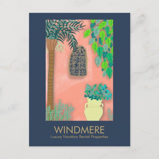 Luxe Real Estate Agent Realtor Property Manager Briefkaart (Voorkant)