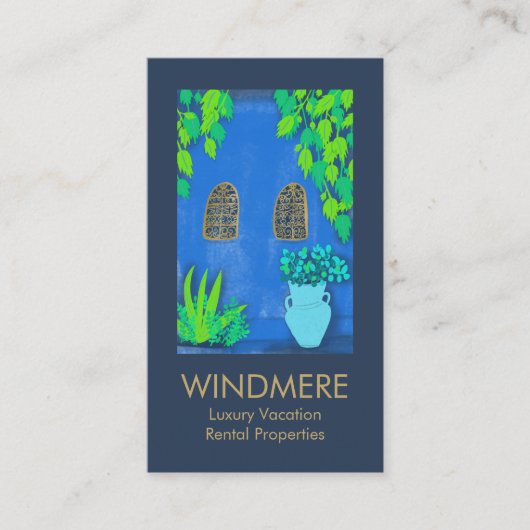 Luxe Real Estate Agent Realtor Property Manager Visitekaartje (Voorkant)