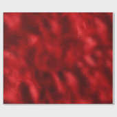 Luxe Red Faux Foil Cadeaupapier (Vlak)