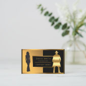 Luxe rendy Mode Voeg Jouw tekst toe Visitekaartje (Staand voorkant)