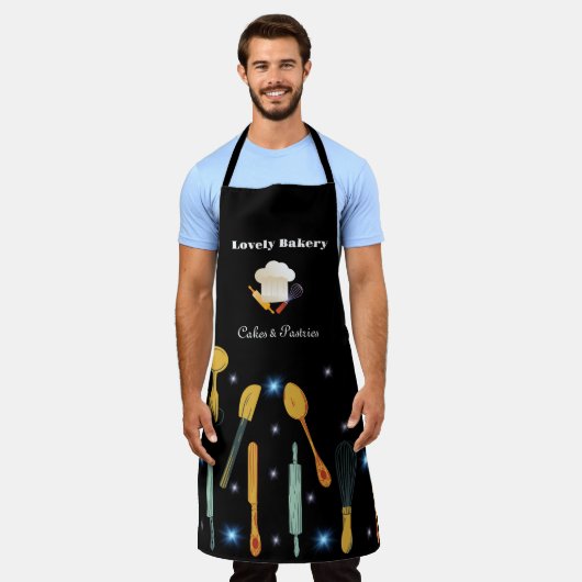 Luxe reservebakkerij schort (Gedragen)