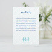 Luxe Retreat Corporate Event gepersonaliseerd Bedankkaart (Staand voorkant)