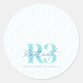 Luxe Retreat Corporate Event Ronde Sticker (Voorkant)