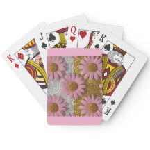 Luxe Retro 70s Roze Daisies Card Deck