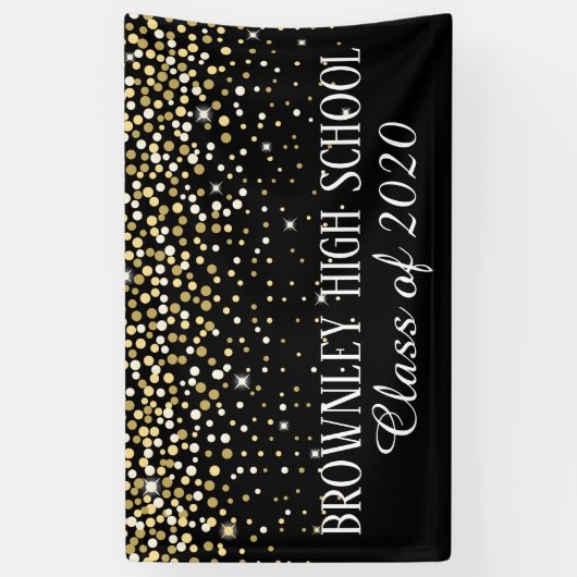 Luxe reünie aankondiging ontwerp spandoek (Verticaal)