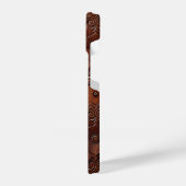 Luxe Rich Mahogany iPhone Case iPhone Hoesje (Linkerkant)