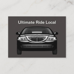 Luxe Ride Hailing Taxi Autodienst Visitekaartje