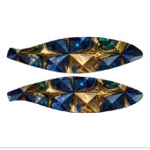 Luxe Robijnblauwe Gouden Marmer Geometrisch Basketbal (Panelen)