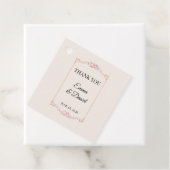 Luxe Rococo Bruiloft Bedankjes Labels (In situ)