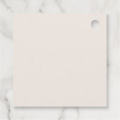 Luxe Rococo Bruiloft Bedankjes Labels (Achterkant)
