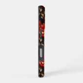 Luxe rode bloemenschenk voor vriendin iPhone hoesje (Rechterkant)