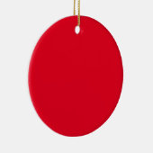 Luxe rode kerst-souvenirornament keramisch ornament (Rechts)