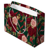 Luxe rode rozen groot cadeauzakje (Achterkant Gekanteld)