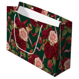 Luxe rode rozen groot cadeauzakje