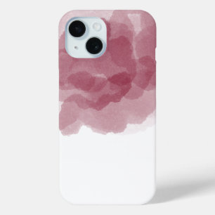 Luxe Rode Wijn Magic Roos Waterverf Abstracte Kuns iPhone 15 Case