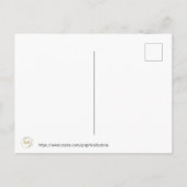 Luxe rode zijde en gouden bruiloft Bewaar de datum Aankondigingskaart (Achterkant)