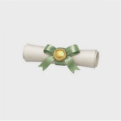 Luxe Rolcertificaat Groen Lint Gouden Zegel Sticker (Voorkant)