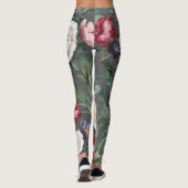 Luxe romance florale rozen zomer leggings (Achterkant)