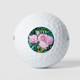 luxe romantic flowers botanical wallpaper golfballen