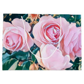 luxe romantic flowers botanical wallpaper groot cadeauzakje (Achterkant)