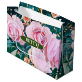 luxe romantic flowers botanical wallpaper groot cadeauzakje (Voorkant Gekanteld)