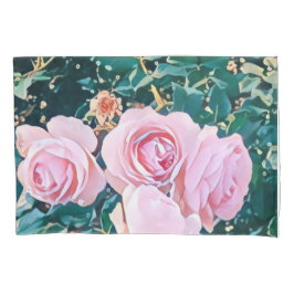 luxe romantic flowers botanical wallpaper kussensloop