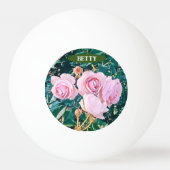 luxe romantic flowers botanical wallpaper pingpongbal (Voorkant)