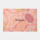 Luxe romantinc peach fuzz baby girl deurmat (Voorkant)