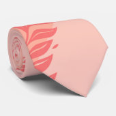 Luxe romantinc peach fuzz baby girl stropdas (Opgerold)