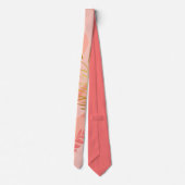 Luxe romantinc peach fuzz baby girl stropdas (Achterkant)