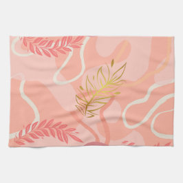 Luxe romantinc peach fuzz baby girl theedoek