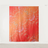 Luxe romantinc peach fuzz baby girl wandkleed (Voorkant)