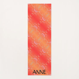 Luxe romantinc peach fuzz baby girl yogamat