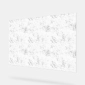 Luxe Romantische Trouwfeest Viering Design Acryl Bord (Hoek)