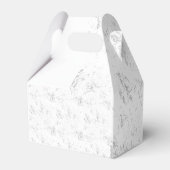 Luxe Romantische Trouwfeest Viering Ontwerp Bedankdoosjes (Achterkant)