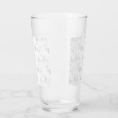 Luxe Romantische Trouwfeest Viering Ontwerp Glas (Links)
