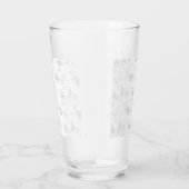 Luxe Romantische Trouwfeest Viering Ontwerp Glas (Rechts)