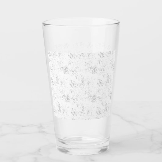 Luxe Romantische Trouwfeest Viering Ontwerp Glas (Voorkant)