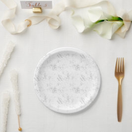 Luxe Romantische Trouwfeest Viering Ontwerp Papieren Bordje