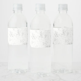 Luxe Romantische Trouwfeest Viering Ontwerp Waterfles Etiket