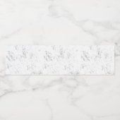 Luxe Romantische Trouwfeest Viering Ontwerp Waterfles Etiket (Enkel label)