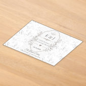 Luxe Romantische Trouwfeestviering Design Acryl Uitnodigingen (Laagn)