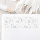 Luxe Romantische Trouwfeestviering Design Etiket (Insitu)