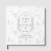 Luxe Romantische Trouwfeestviering Design Gastenboek (Voorkant)