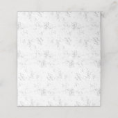 Luxe Romantische Trouwfeestviering Design Plaatskaartje (Buitenkant ongevouwen)