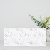 Luxe Romantische Trouwfeestviering Design Programmakaart (Staand voorkant)