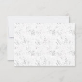 Luxe Romantische Trouwfeestviering Design Save The Date (Achterkant)