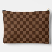 Luxe rood met bruin geruit etui (Achterkant)