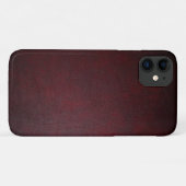 Luxe Rood Premium Textuur Design Case-Mate iPhone Case (Achterkant (horizontaal))